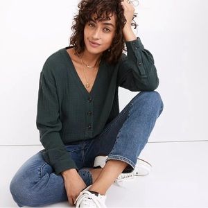 Madewell, lightspun top, medium